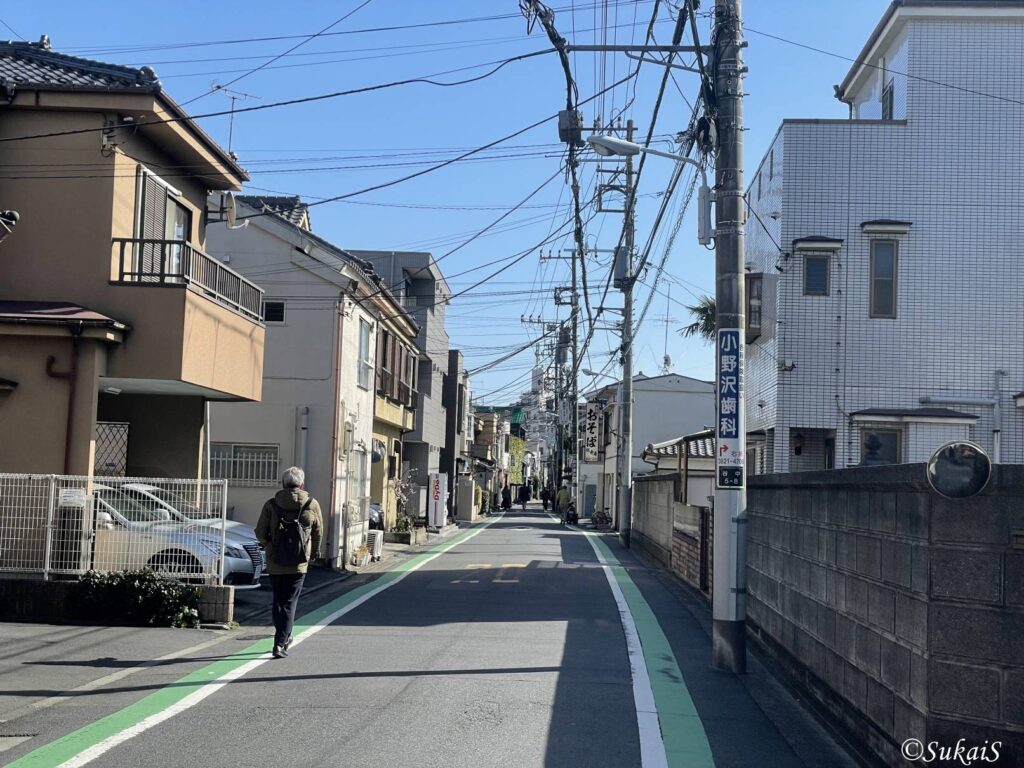 上野方面への通り