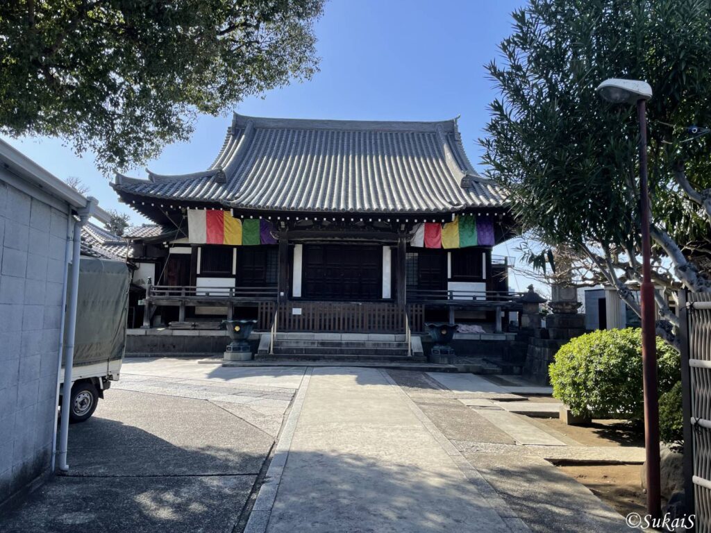 観音寺。赤穂浪士ゆかりの寺。