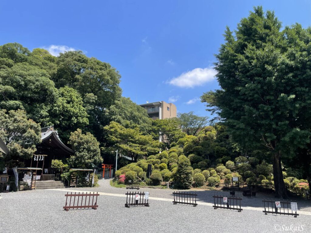 白子熊野神社と富士塚