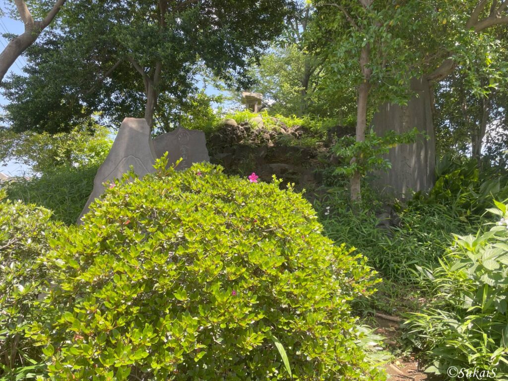 赤塚氷川神社富士塚の登山道