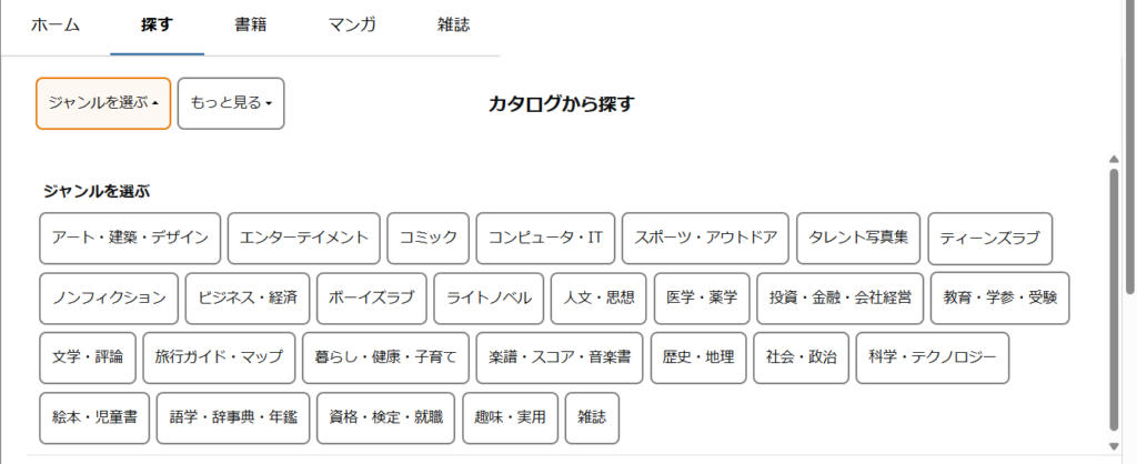 KindleUnlimitedのメインジャンル