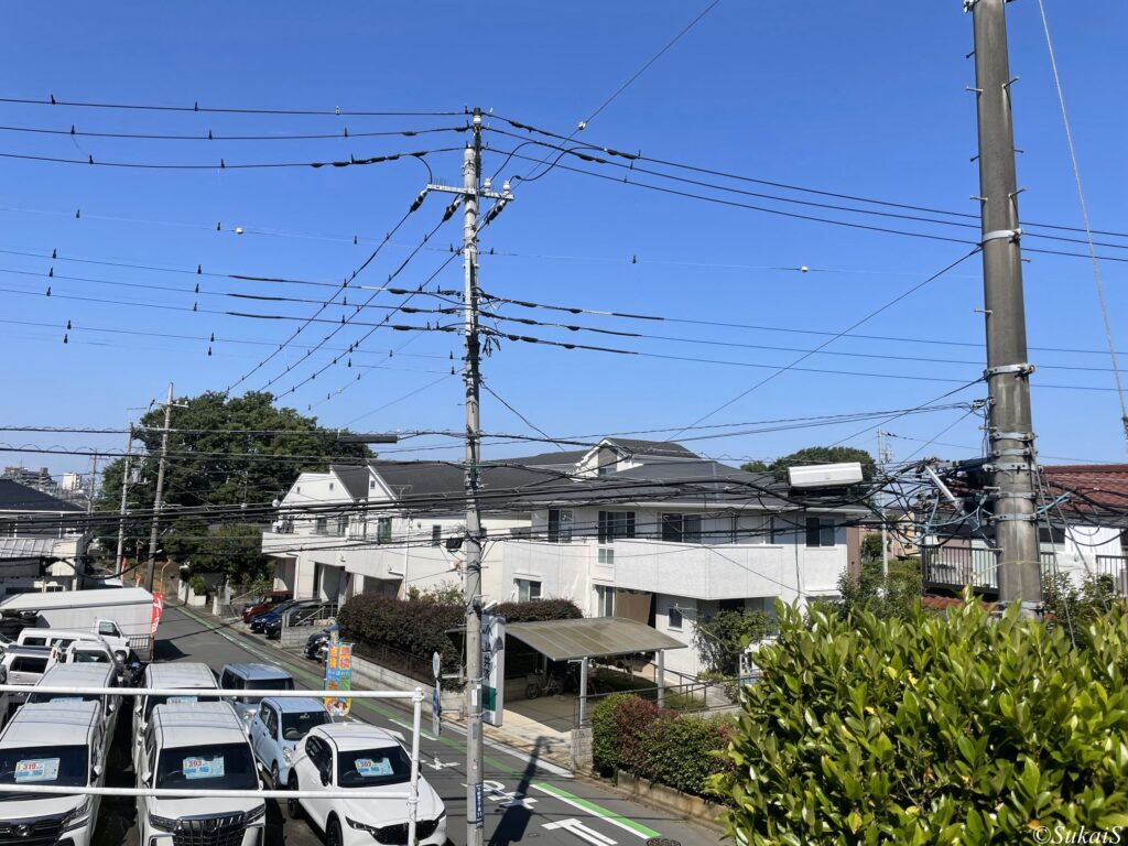富士塚山頂からの眺め