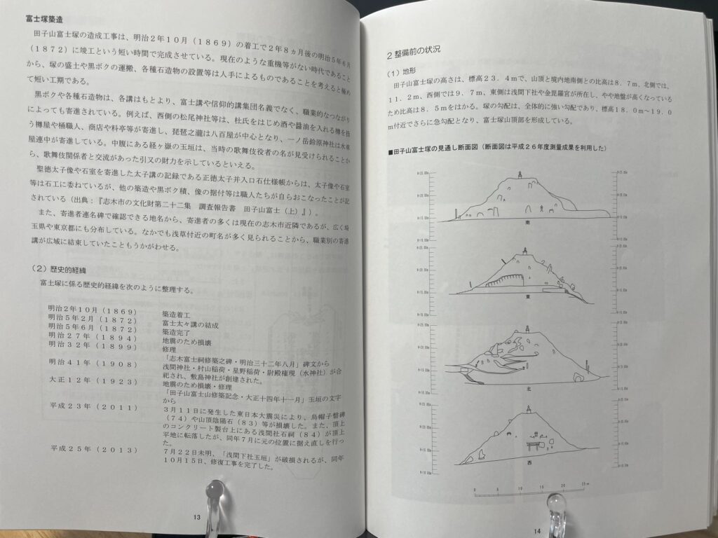田子山富士塚の概要