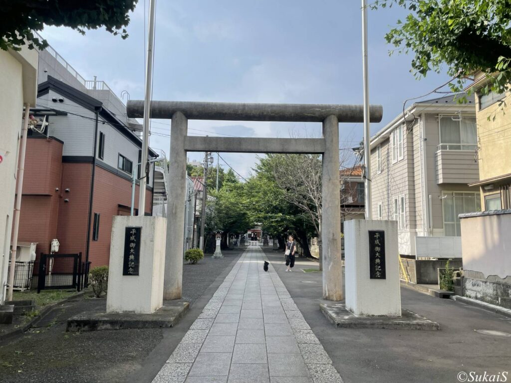 氷川神社の正面