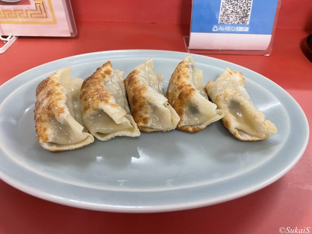 五龍菜館の餃子