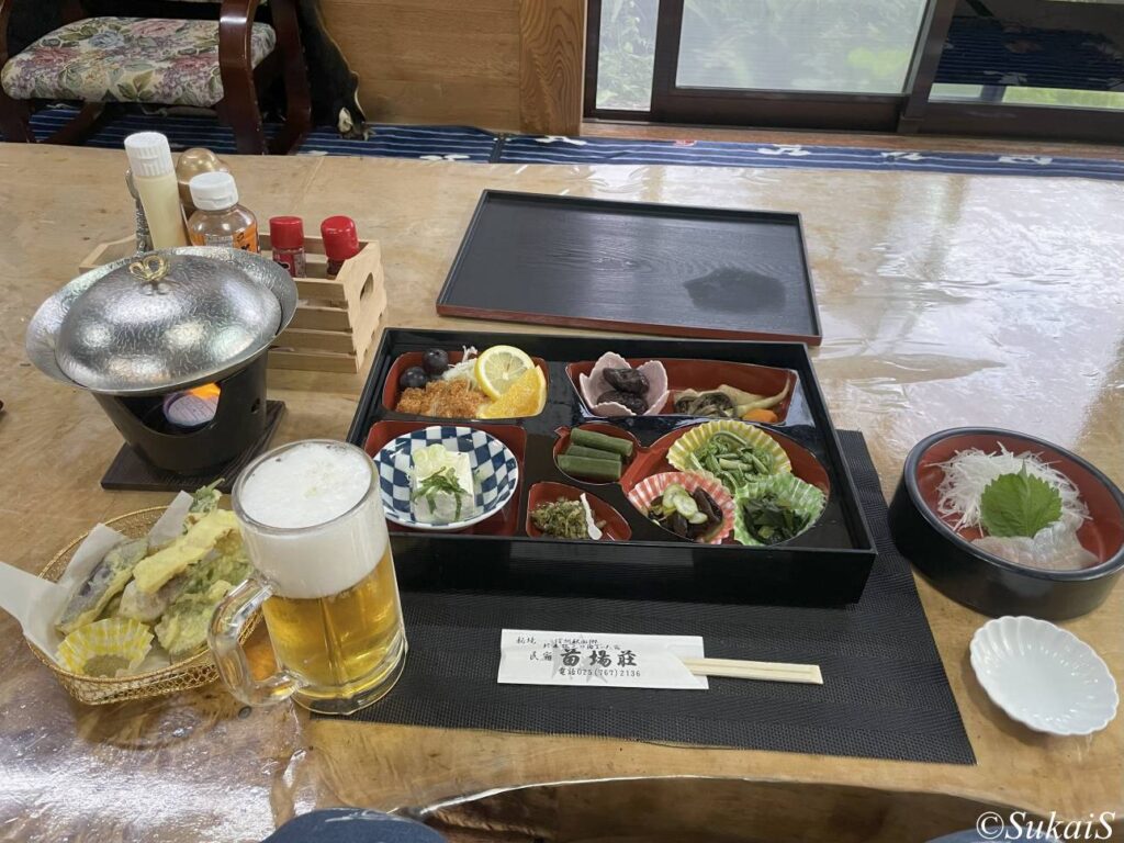 苗場荘の夕食