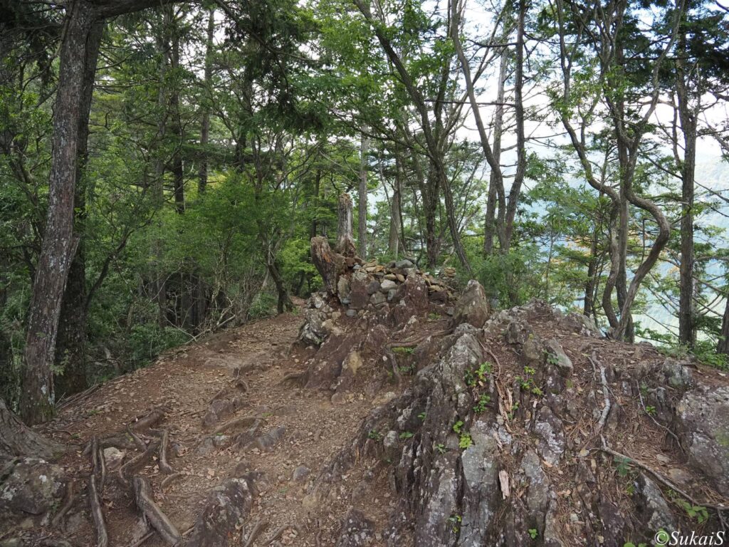 鋸尾根の先端?