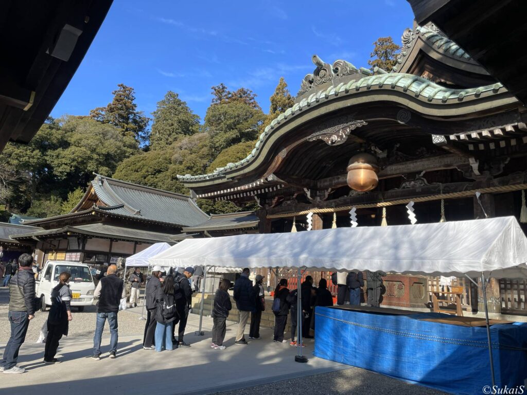大晦日の筑波山神社