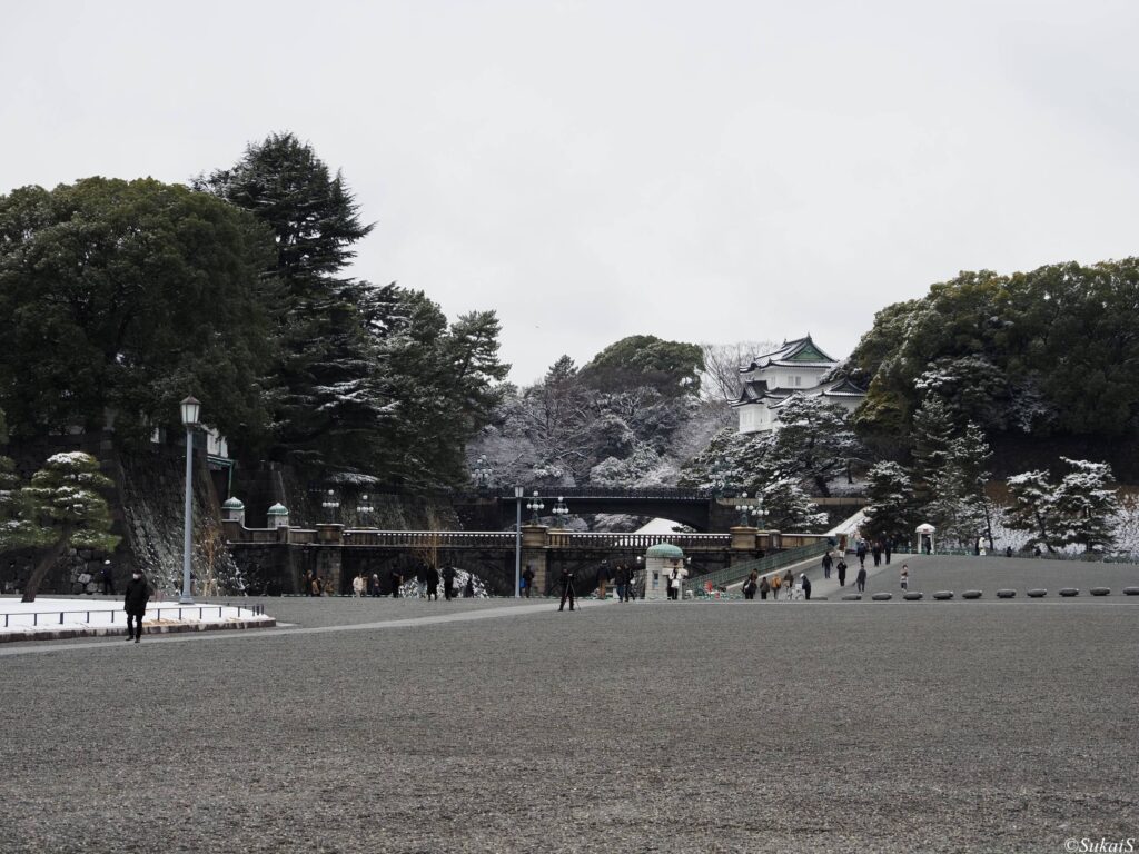 正面石橋と二重橋