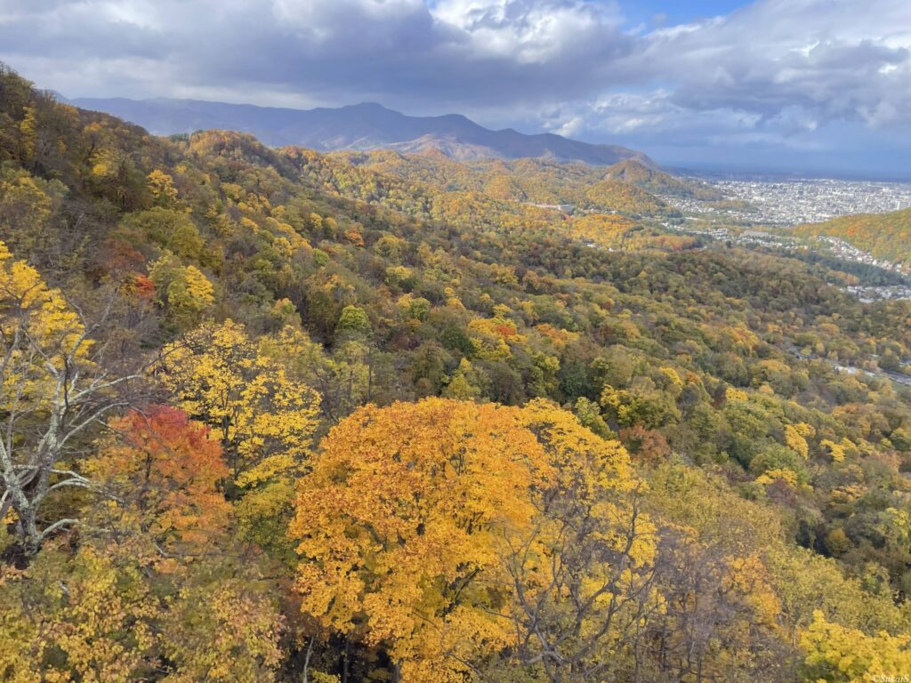 藻岩山ロープウェイからの眺め