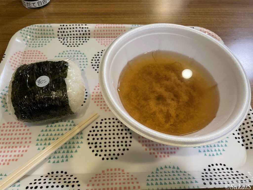 はこだて自由市場での朝食