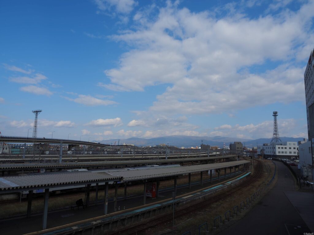 函館駅からの眺め
