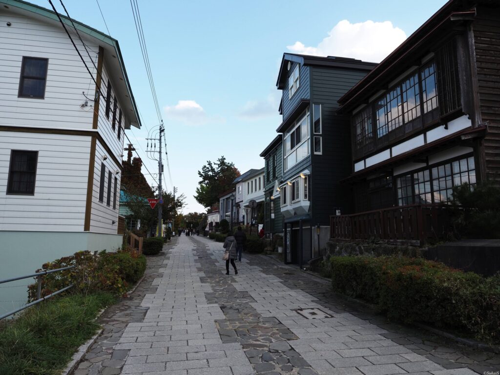 歴史を感じる街並み