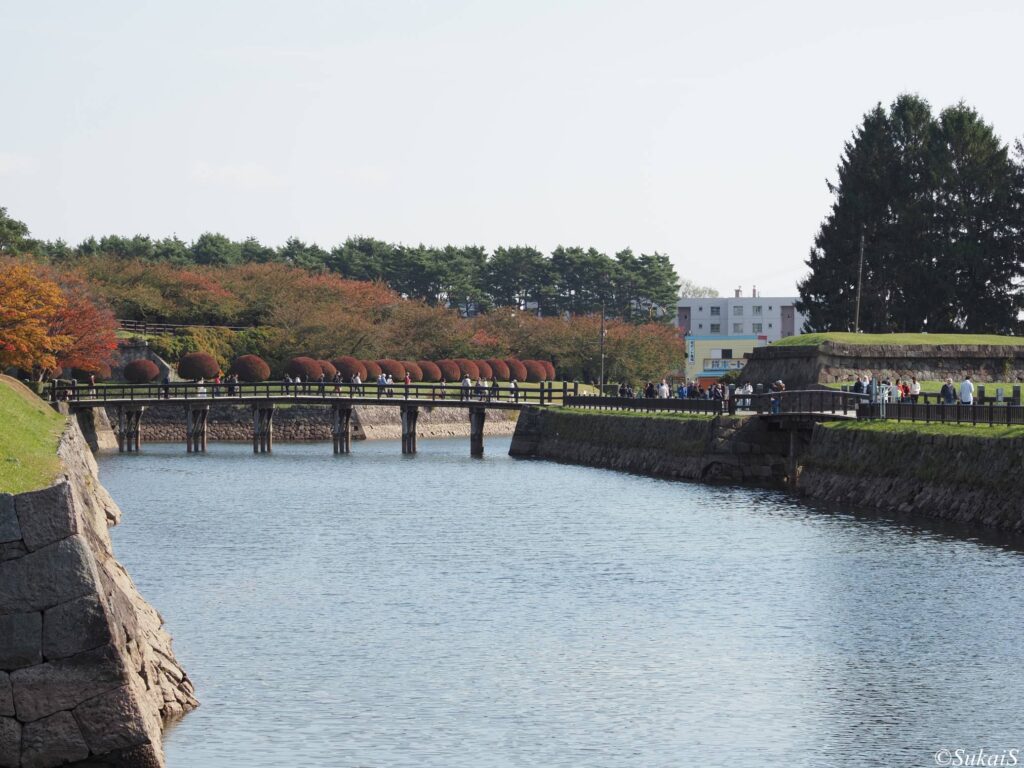 五稜郭の正面の橋