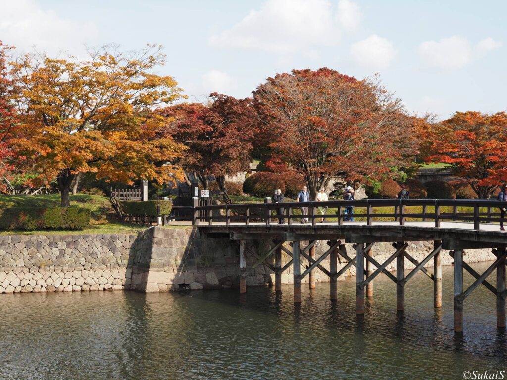 五稜郭の正面の橋