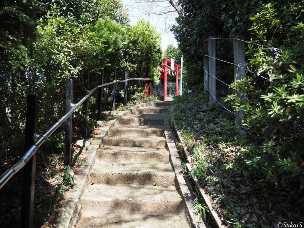 浅間神社の階段