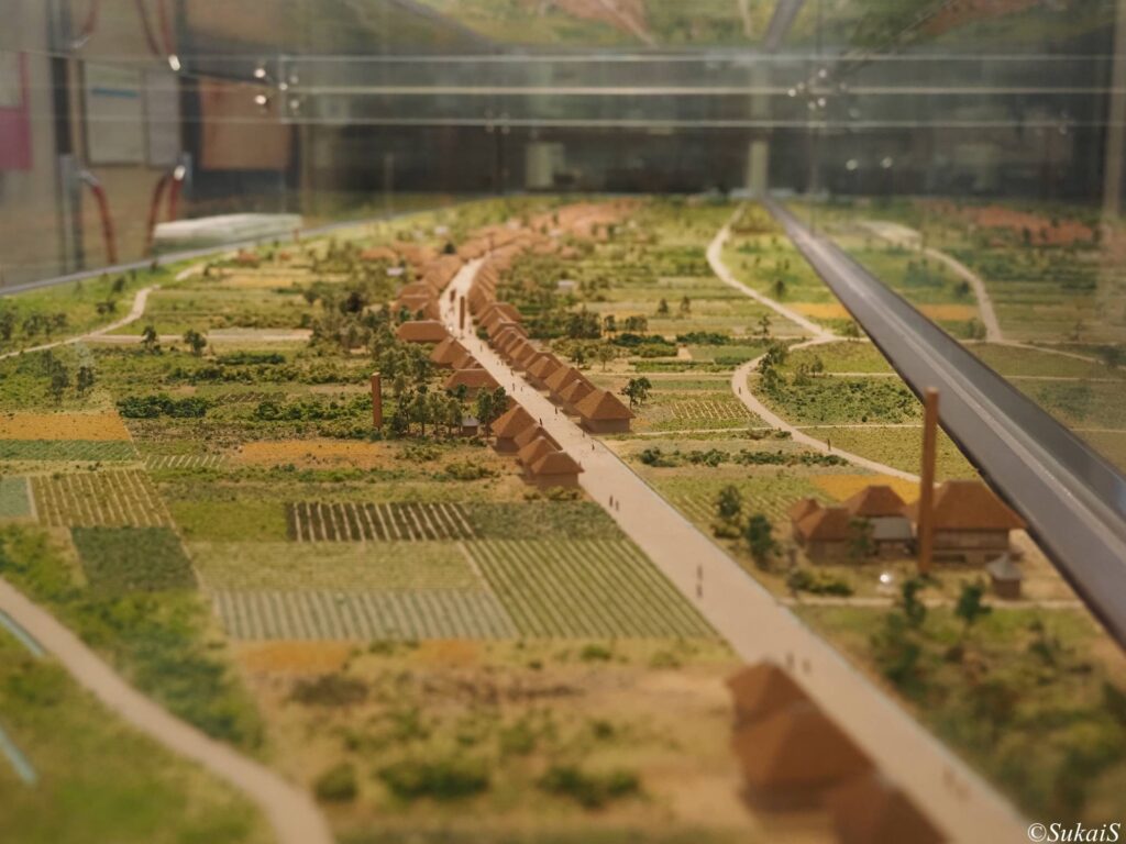 中山道大宮宿のミニチュアモデル