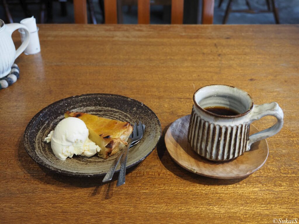 コーヒーとスイートポテト