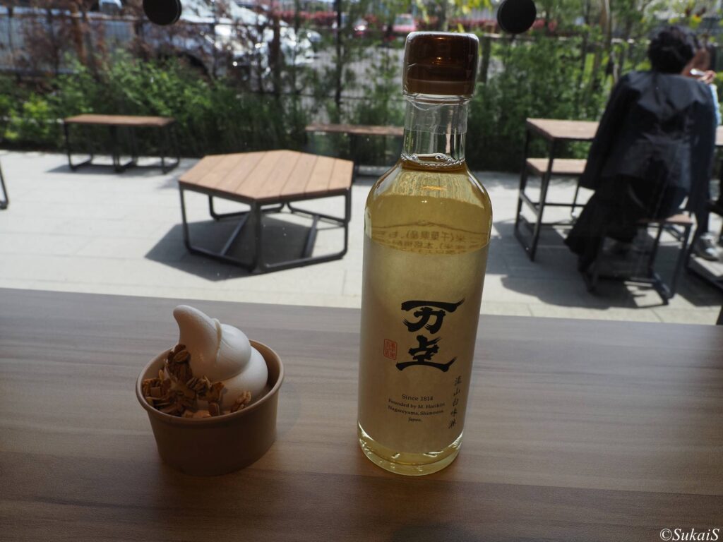 白みりんソフトクリームと白みりん