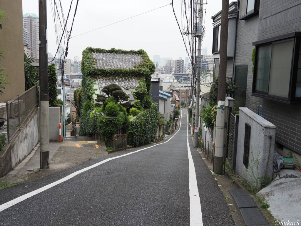 日無坂。別名「富士見坂」