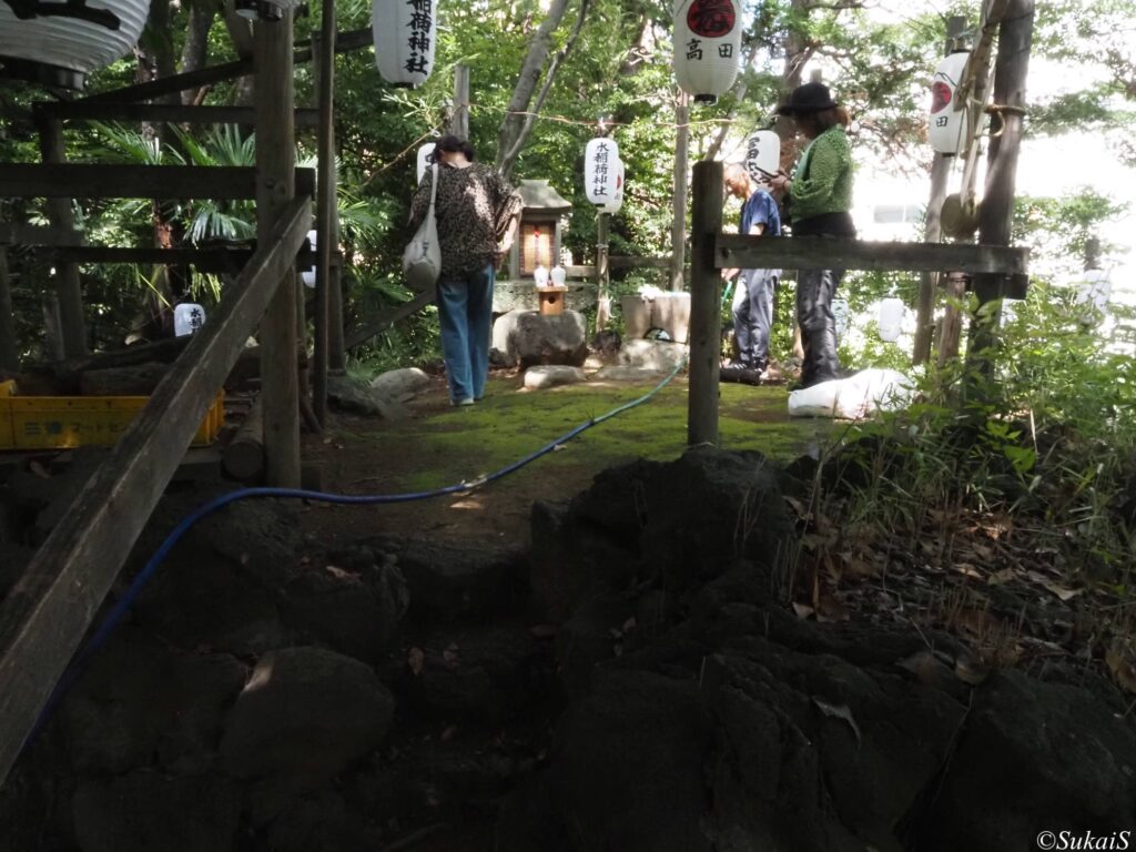 高田富士の山頂