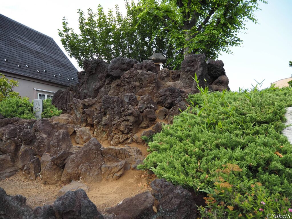 富士塚山頂の眺め
