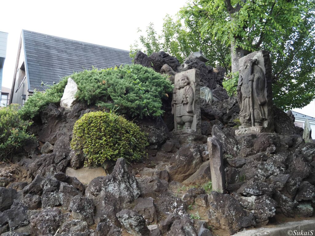 富士塚山頂・中腹から