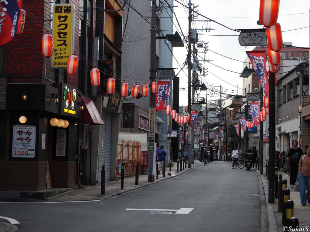 旧川越街道北町付近
