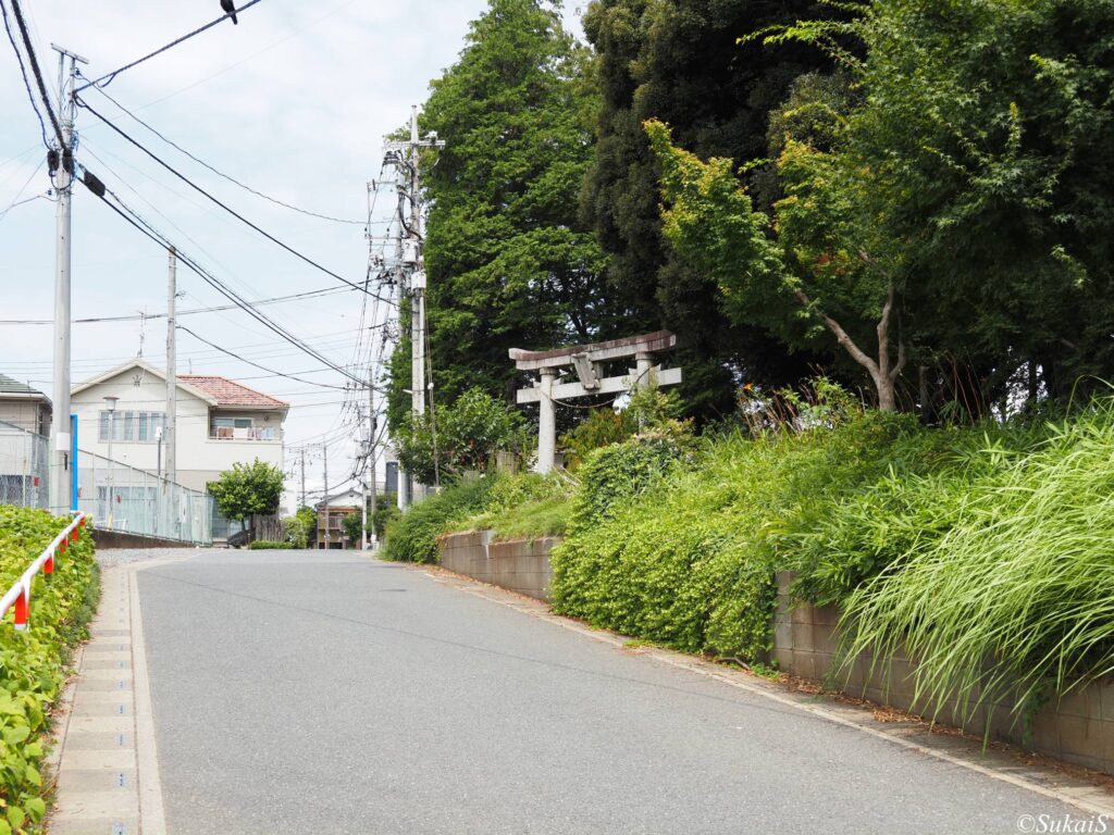 指扇氷川神社の鳥居