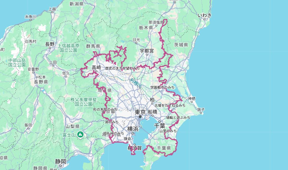 【ガイド】長距離自然歩道/首都圏自然歩道（関東ふれあいの道）について
