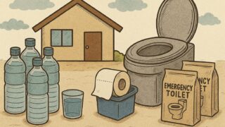 在宅避難のすすめ・水とトイレの準備