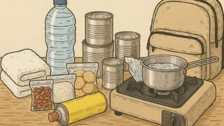在宅避難のすすめ・ローリングストックと湯せん料理