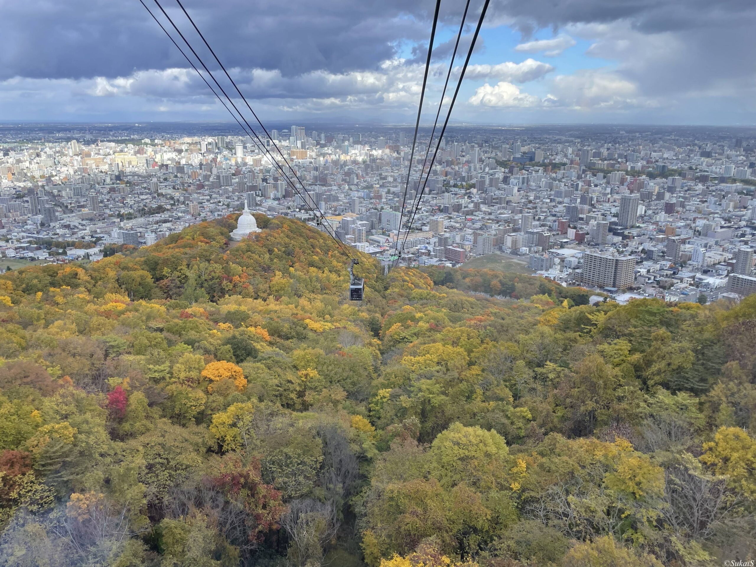 札幌散歩・藻岩山（2025.10.27,28）