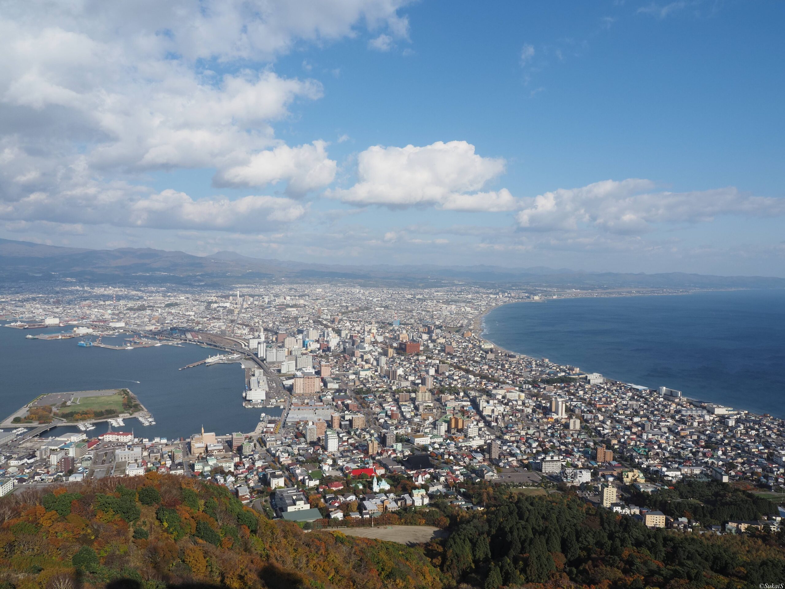 秋の函館山に登る（2025.10.29）